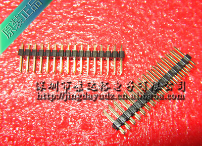 【供應排針 2.54間距 雙排排針16P 2X16 全新原裝 特價熱銷】價格,廠家,圖片,連接器,深圳市福田區(qū)景達裕電子經營部-